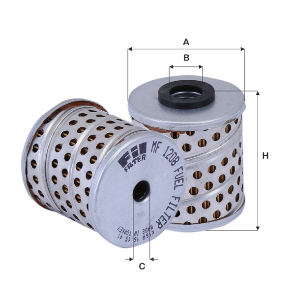 mf 1208 fuel fılter