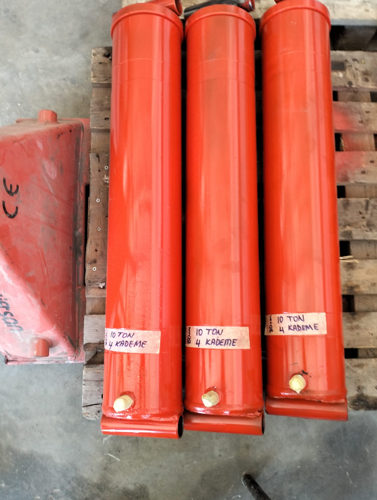 Damper Pistonu 4 kademe 10 ton 80 cm